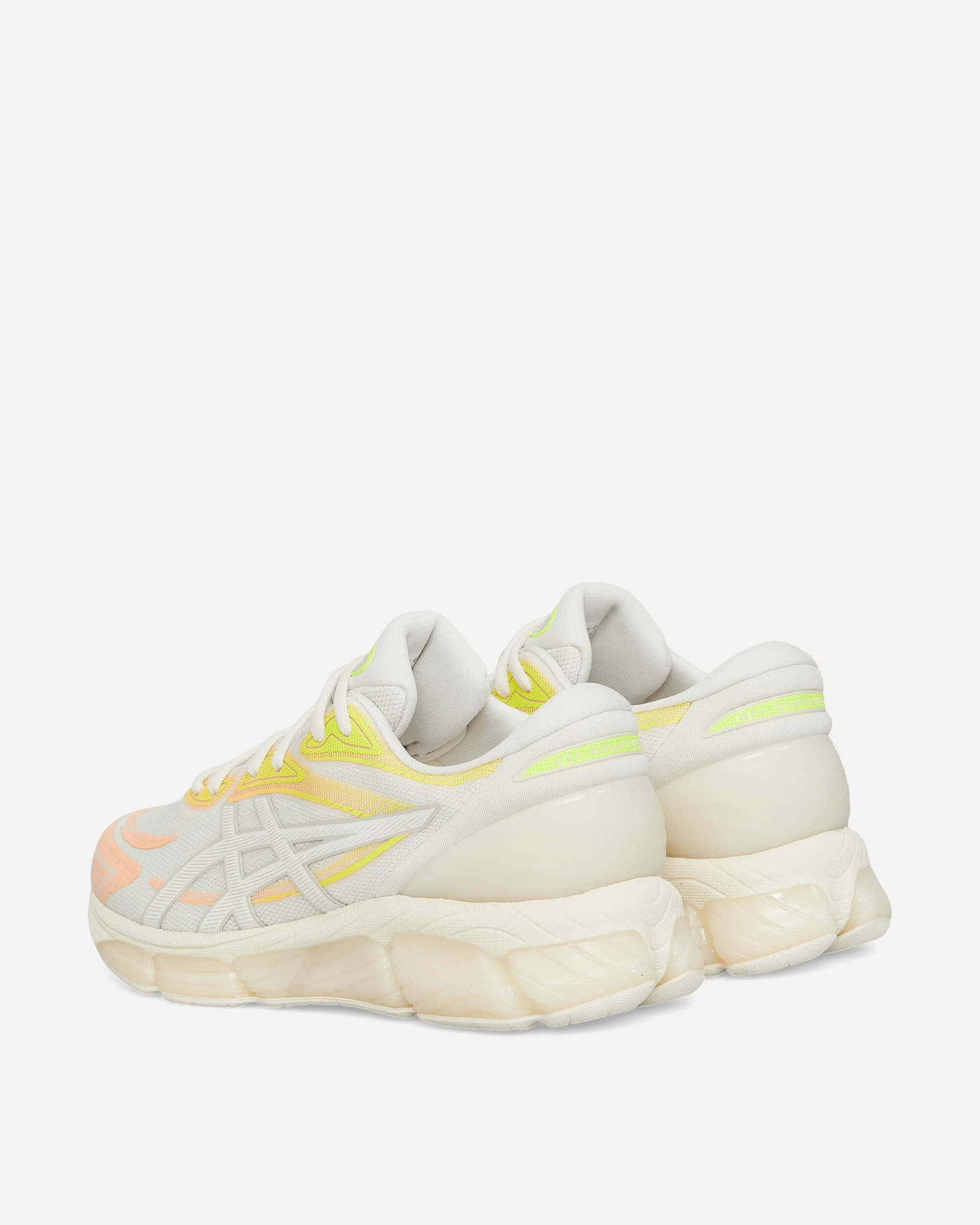 Flexible Build Supportive Feel GEL-Quantum 360 VIII Paris Sneakers Cream / Safety Yellow