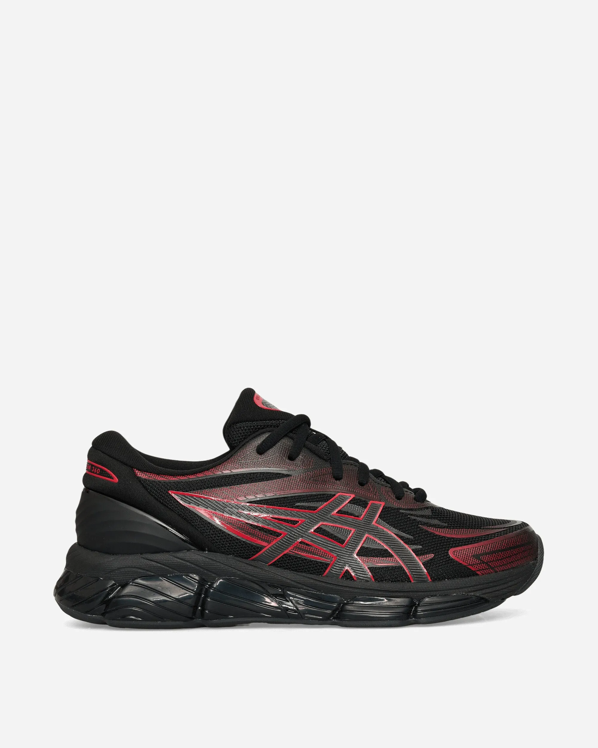 GEL-Quantum 360 VIII Sneakers Black / Classic Red Knit texture Anti Slip Tread