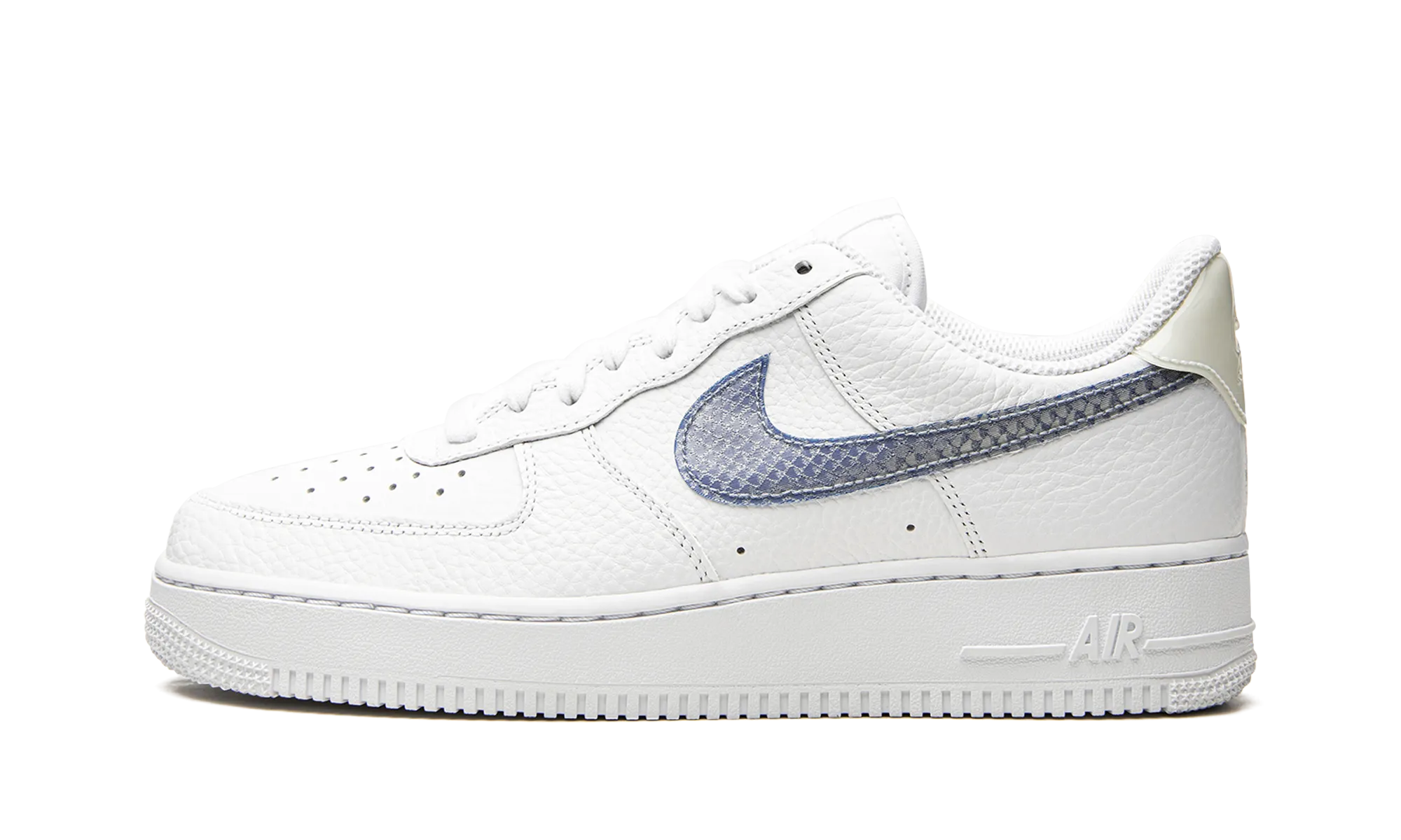 Friction Free Laces Air Force 1 Low "Blue Snakeskin"