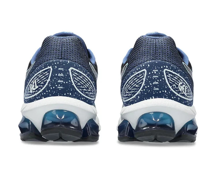 Men's Asics Gel-Quantum 180 7 (Black/Midnight Blue) Elasticated Lacing