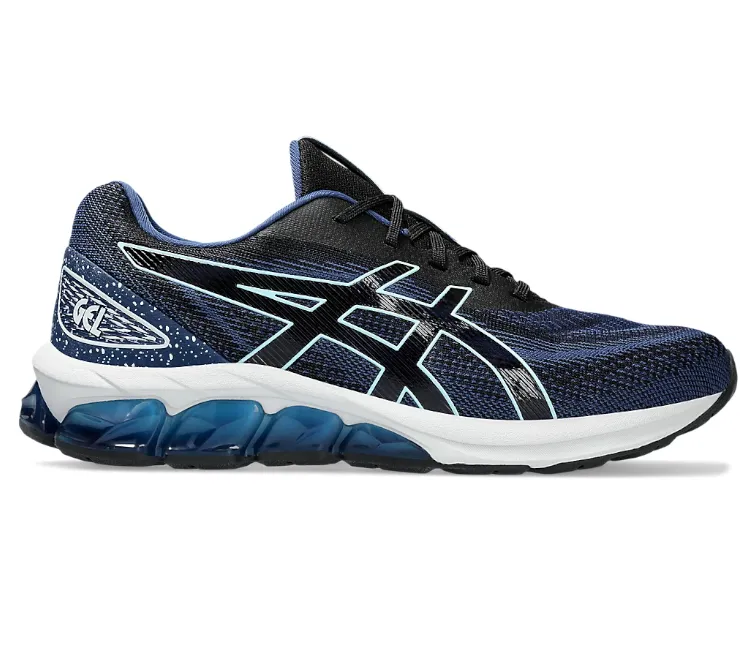 Men's Asics Gel-Quantum 180 7 (Black/Midnight Blue) Light Padding Anti Odor Tech