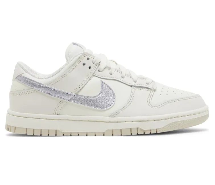 Durable Double Stitching Women's Nike Dunk Low (Sail/Oxygen Purple)