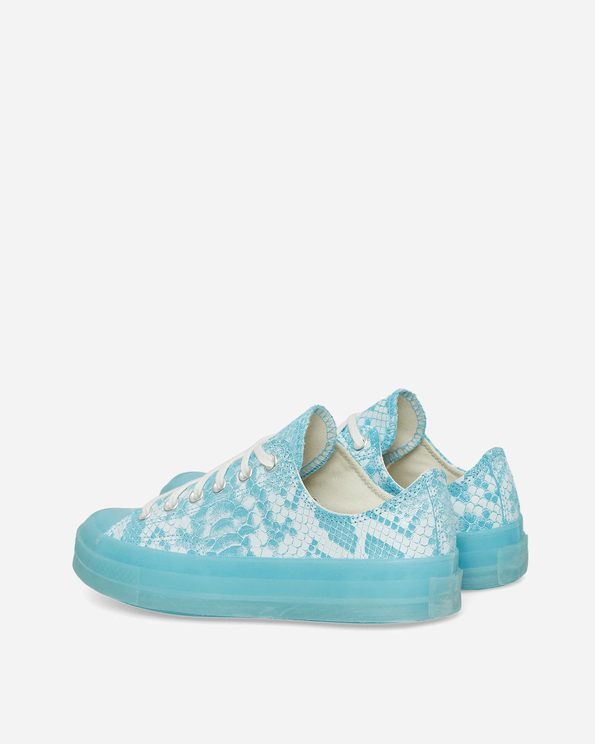 Pressure Dispersion Insole Easy Steps GOLF WANG Chuck 70 Python Sneakers Blue