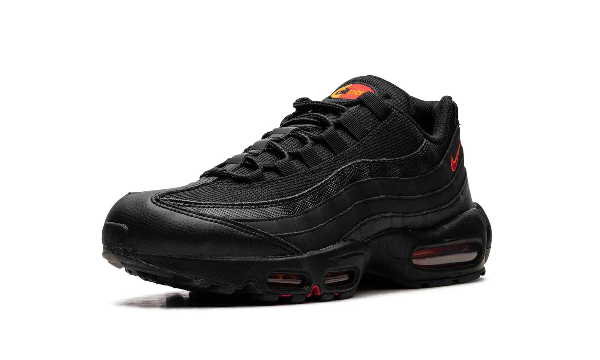 lateral - support - stability shoes casual sports footwear Air Max 95 "Black Red Orange"