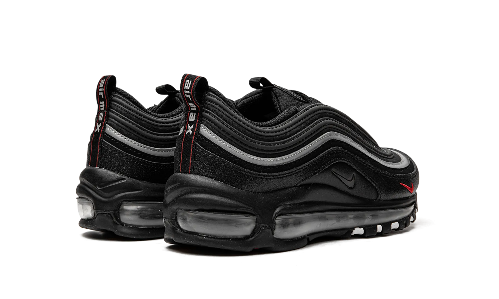 Air Max 97 "Black Silver Red (GS)" Quick   Drying premium - quality shoes