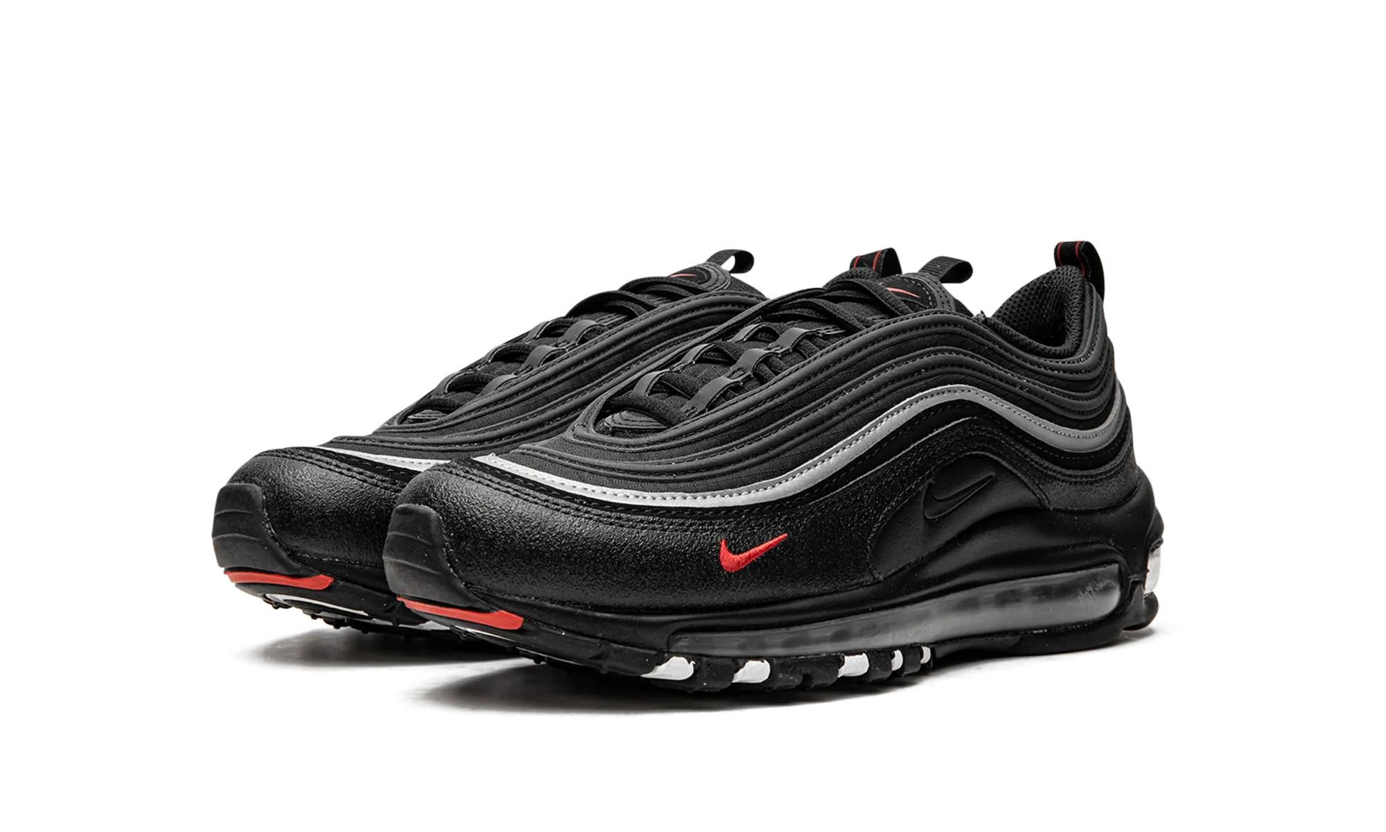 Air Max 97 "Black Silver Red (GS)" College - running
