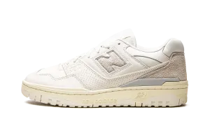 550 "Aim?? Leon Dore - White Leather" race day shoes Sandals