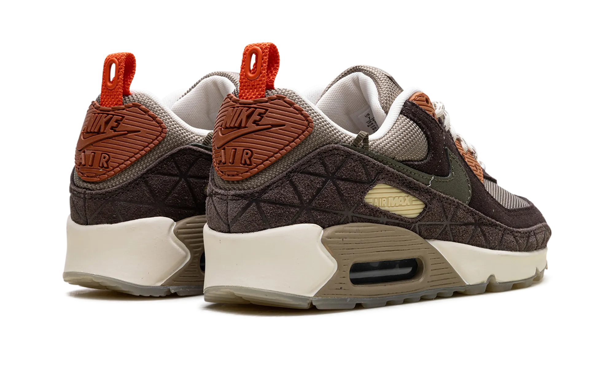 lace - up - design shoes professional athlete use AIR MAX 90 SE WMNS "KHAKI / MEDIUM OLIVE"