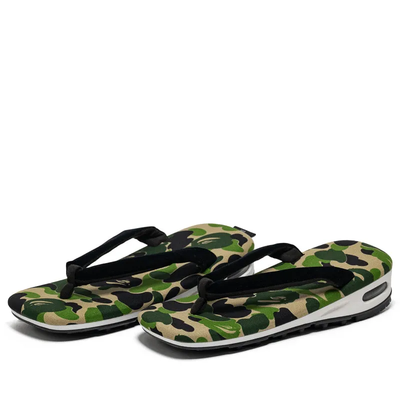 Goyemon x A Bathing Ape ABC Unda Sandals - Green Practical Shoes