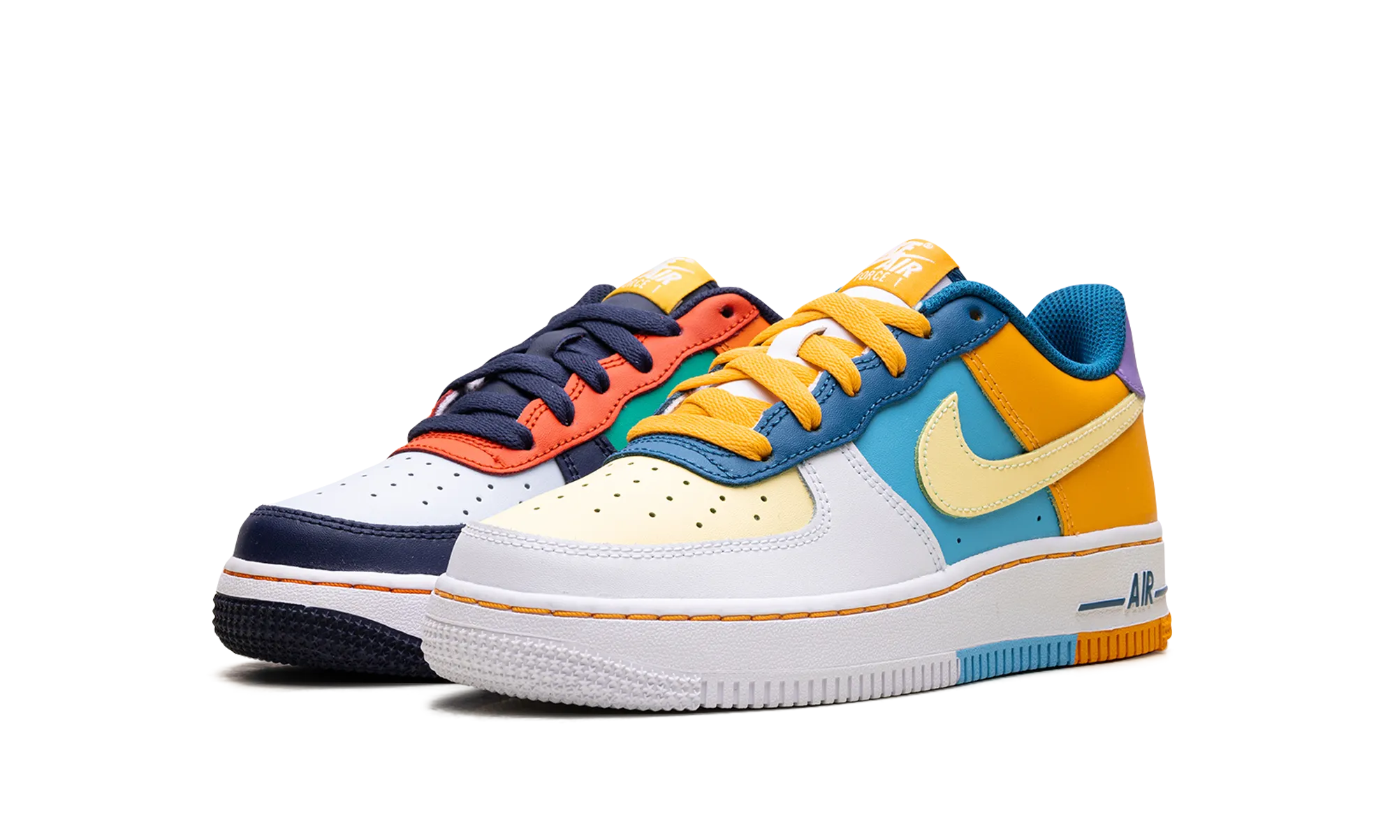 Pressure Zone Mapping Grade School Nike AIR FORCE 1 LOW "WHAT THE AF1"