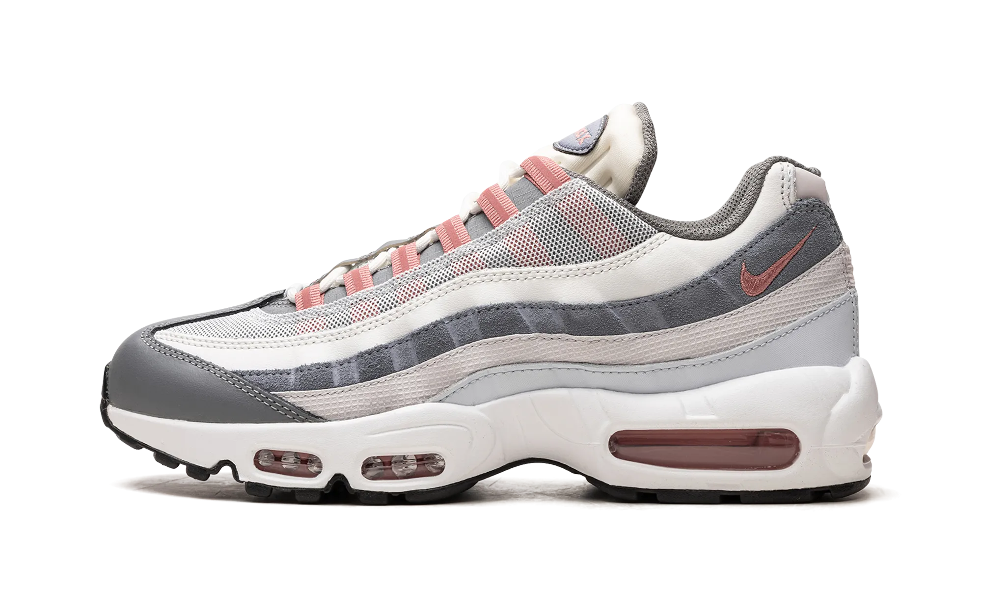 Air Max 95 "Vast Grey Red Stardust" minimalist running Comfortable Footwear