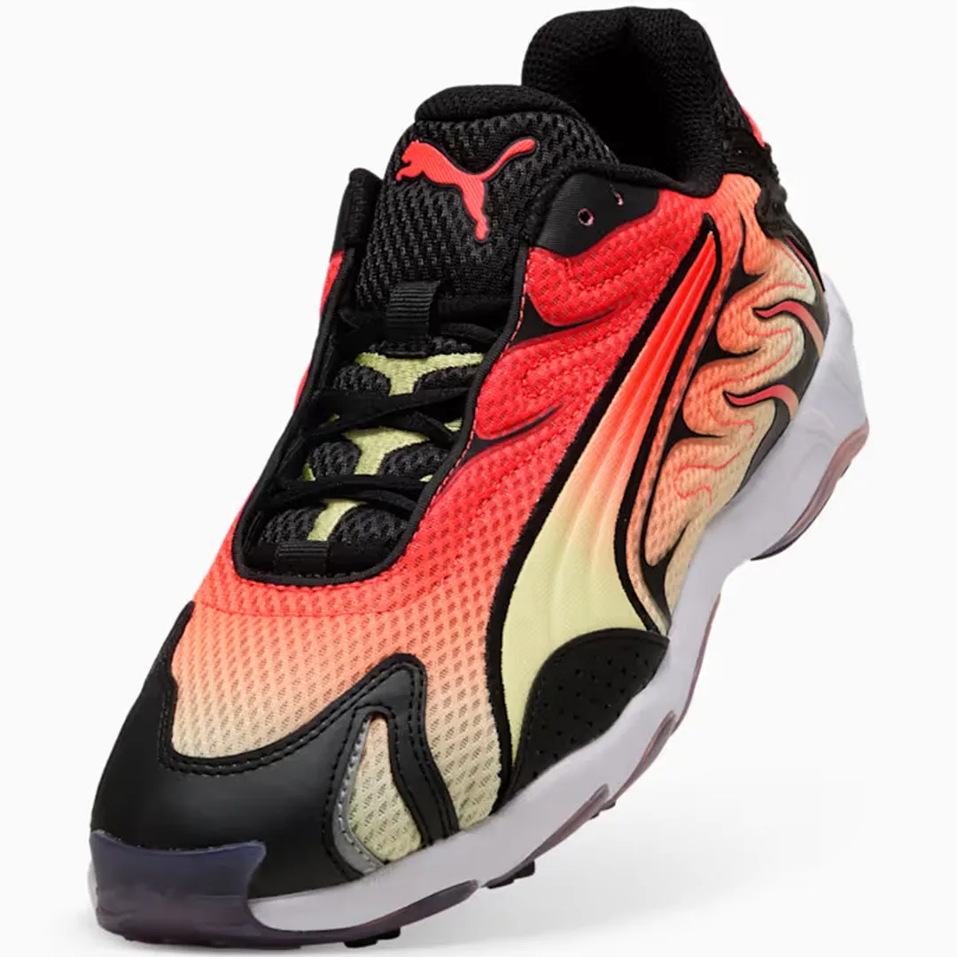Breathable Upper Weekend Look PUMA | INHALE { GLOWING RED-PUMA BLACK