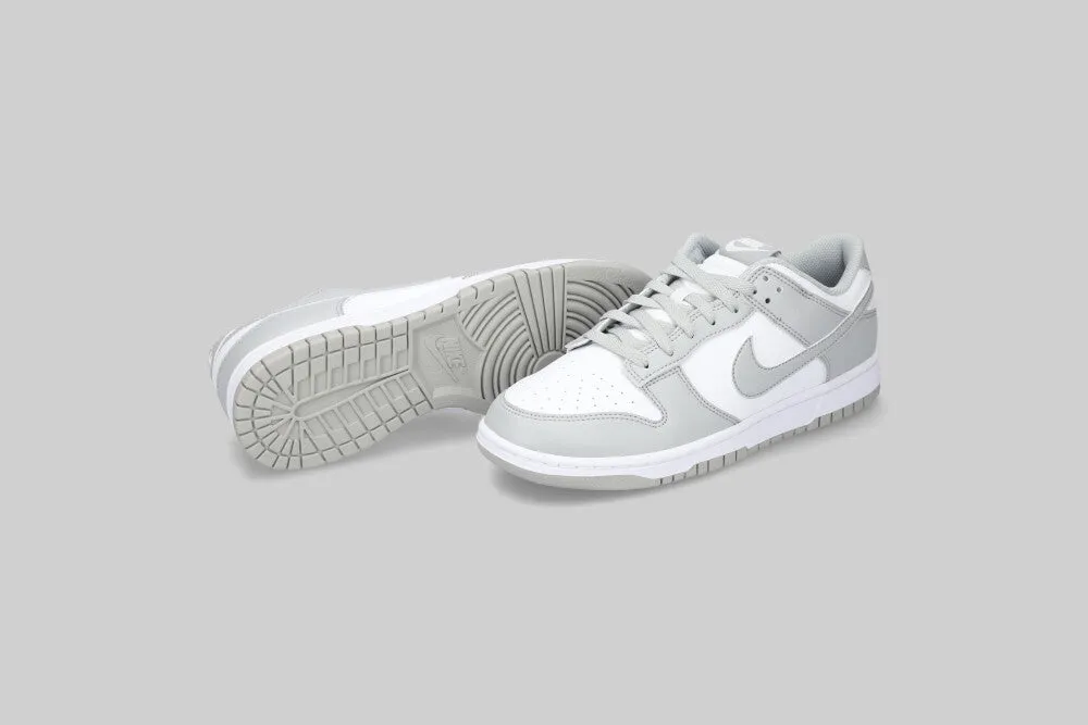 Nike Dunk Low Retro 'White and Light Smoke Grey' Unisex Look