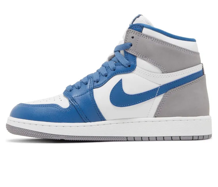 GS Nike Air Jordan 1 High OG (True Blue) ReinforcedHeel