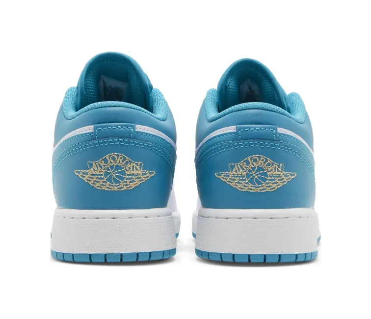 GS Nike Air Jordan 1 Low (Aquatone) Reinforced Stitch Bonding Anti Torsion Plate