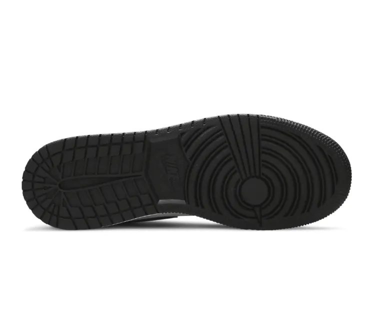 GS Nike Air Jordan 1 Low (Light Smoke Grey) Simple Outline