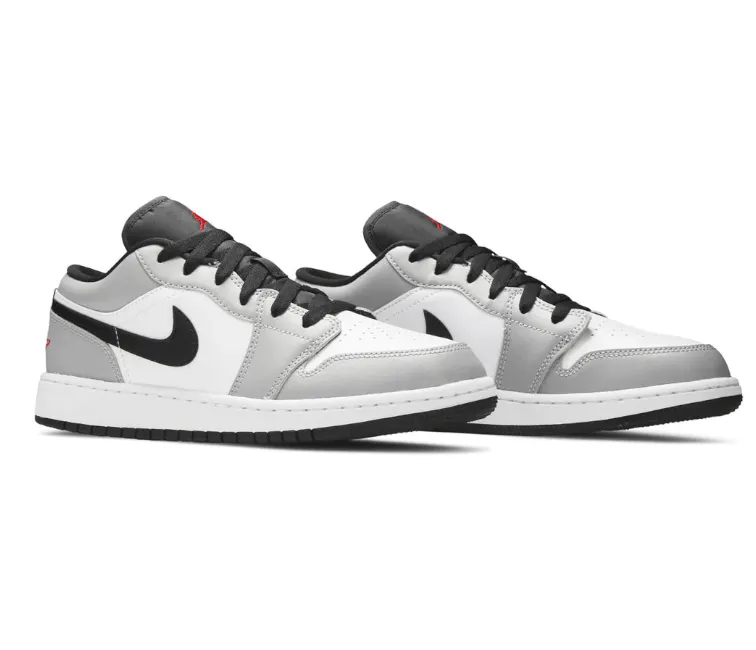 Eco friendly materials Flexible structure GS Nike Air Jordan 1 Low (Light Smoke Grey)