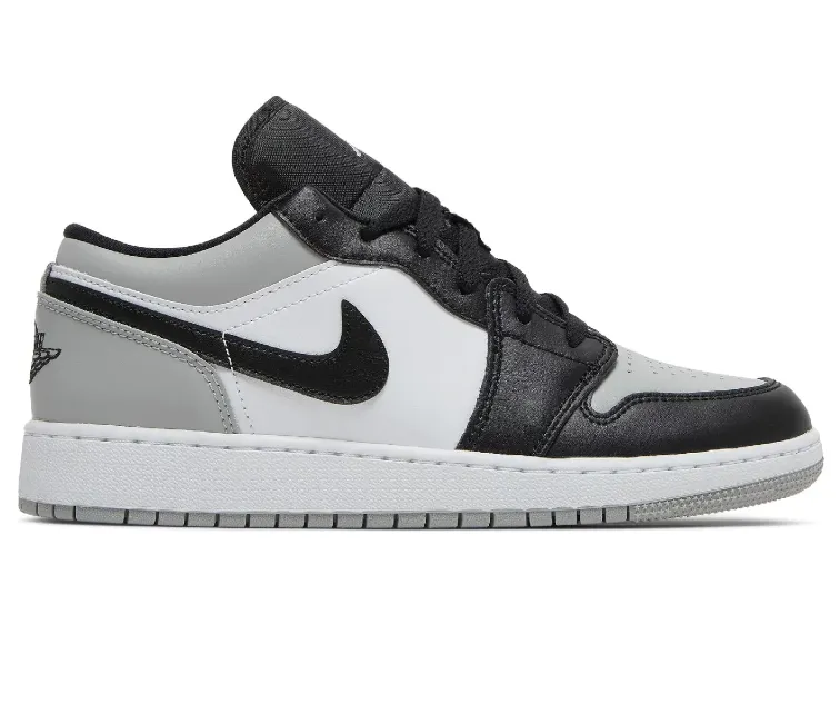 Enhanced Flex Zones Minimal Stitch GS Nike Air Jordan 1 Low (Shadow Toe)