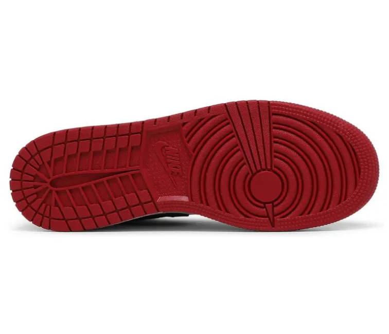 GS Nike Air Jordan 1 Low (White/Gym Red) Foam Backing Running support