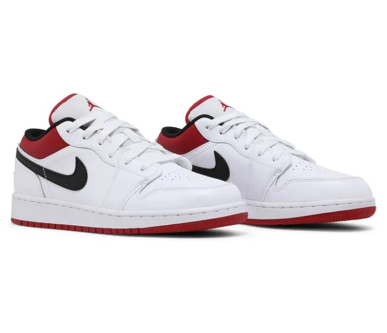 GS Nike Air Jordan 1 Low (White/Gym Red) Midsole Cushion
