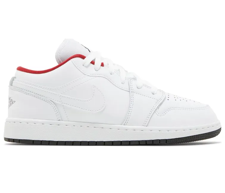 Outdoor Style GS Nike Air Jordan 1 Low (White/Red)