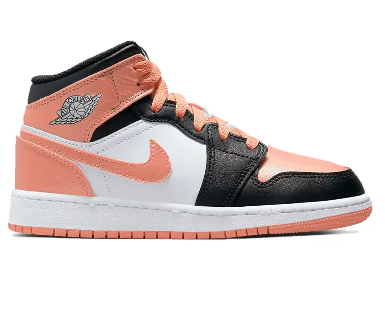 Non Toxic Materials Urban Function GS Nike Air Jordan 1 Mid (Madder Root/Black)