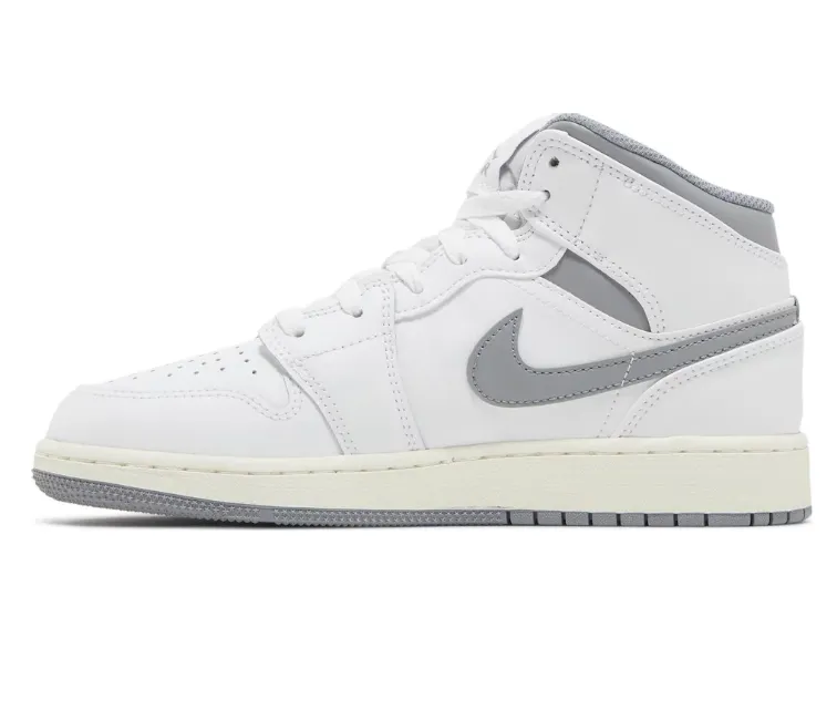Slip Control GS Nike Air Jordan 1 Mid (Vintage Grey)