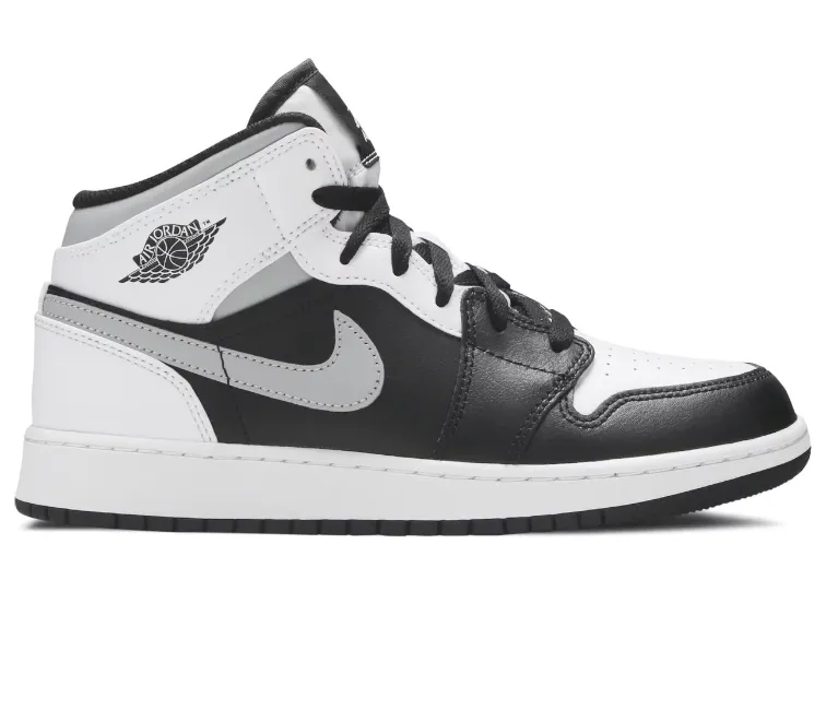 GS Nike Air Jordan 1 Mid (White Shadow) Thermal Regulating Lining