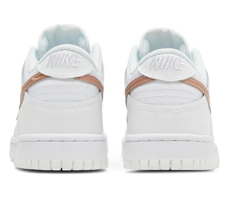GS Nike Dunk Low (White/Bronze) Wear ease Active Wearer