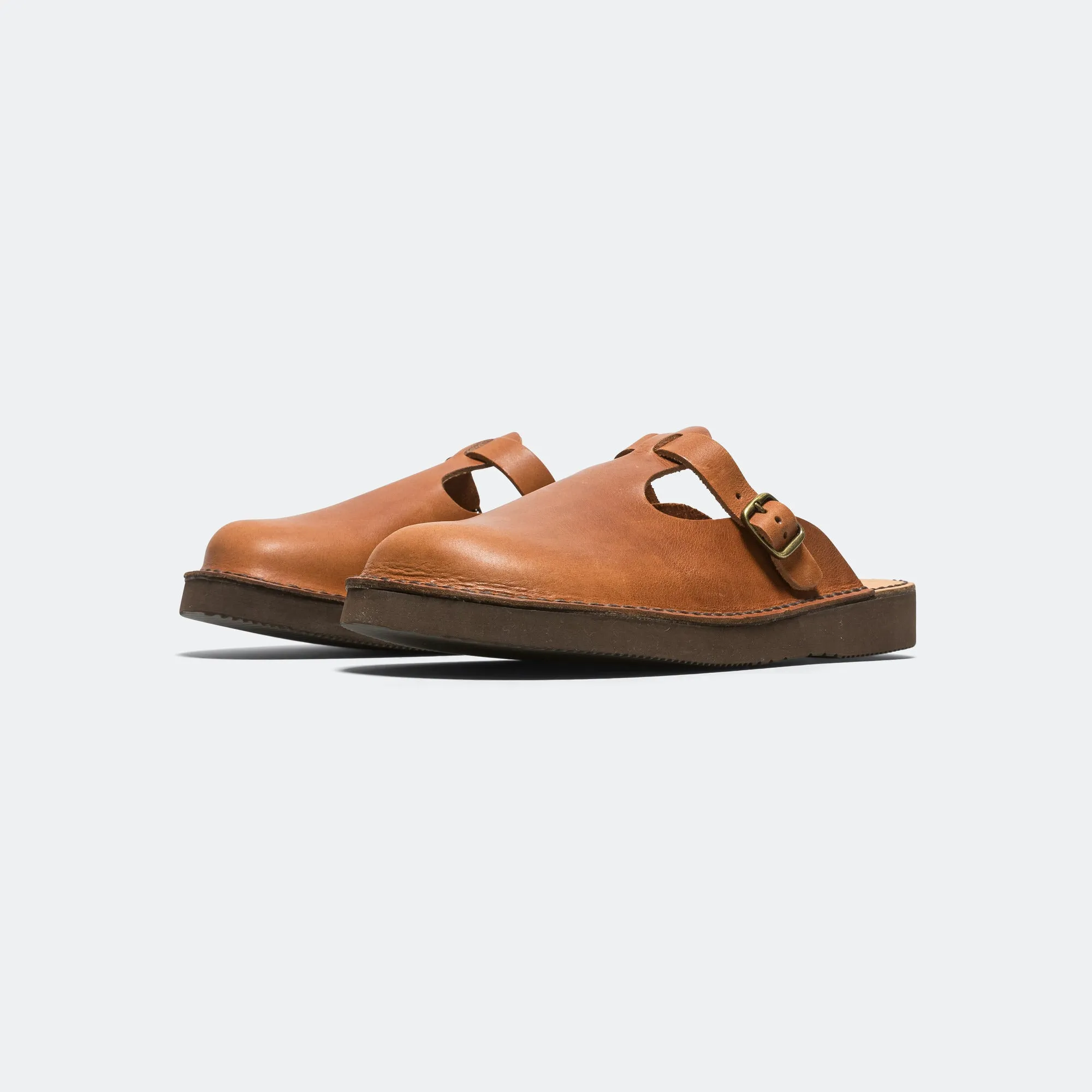 Standing Comfort Cushioned Footbed Gudalur Sandal - Brown