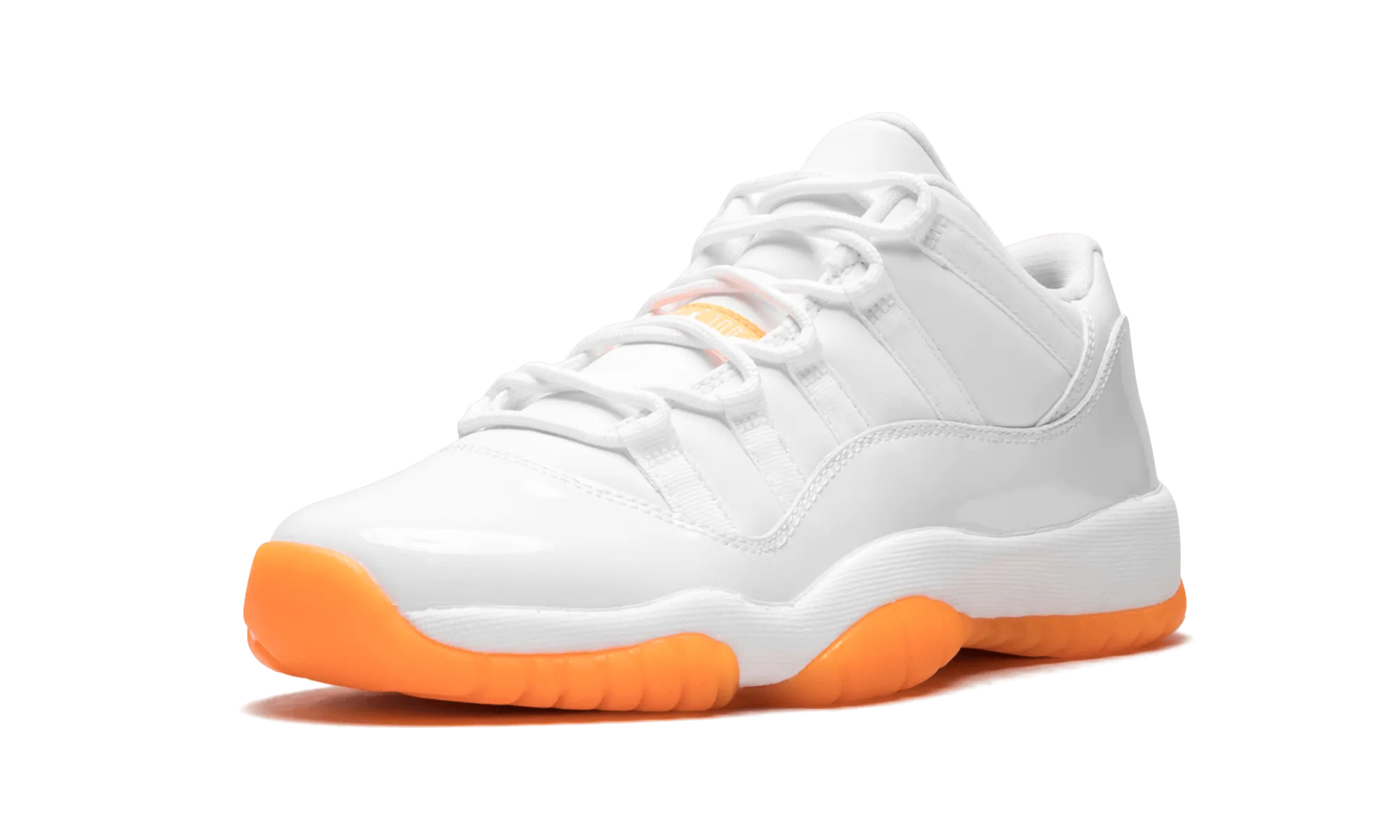 Air Jordan 11 Retro Low GS "Citrus" Quick Lacing System Seamless construction