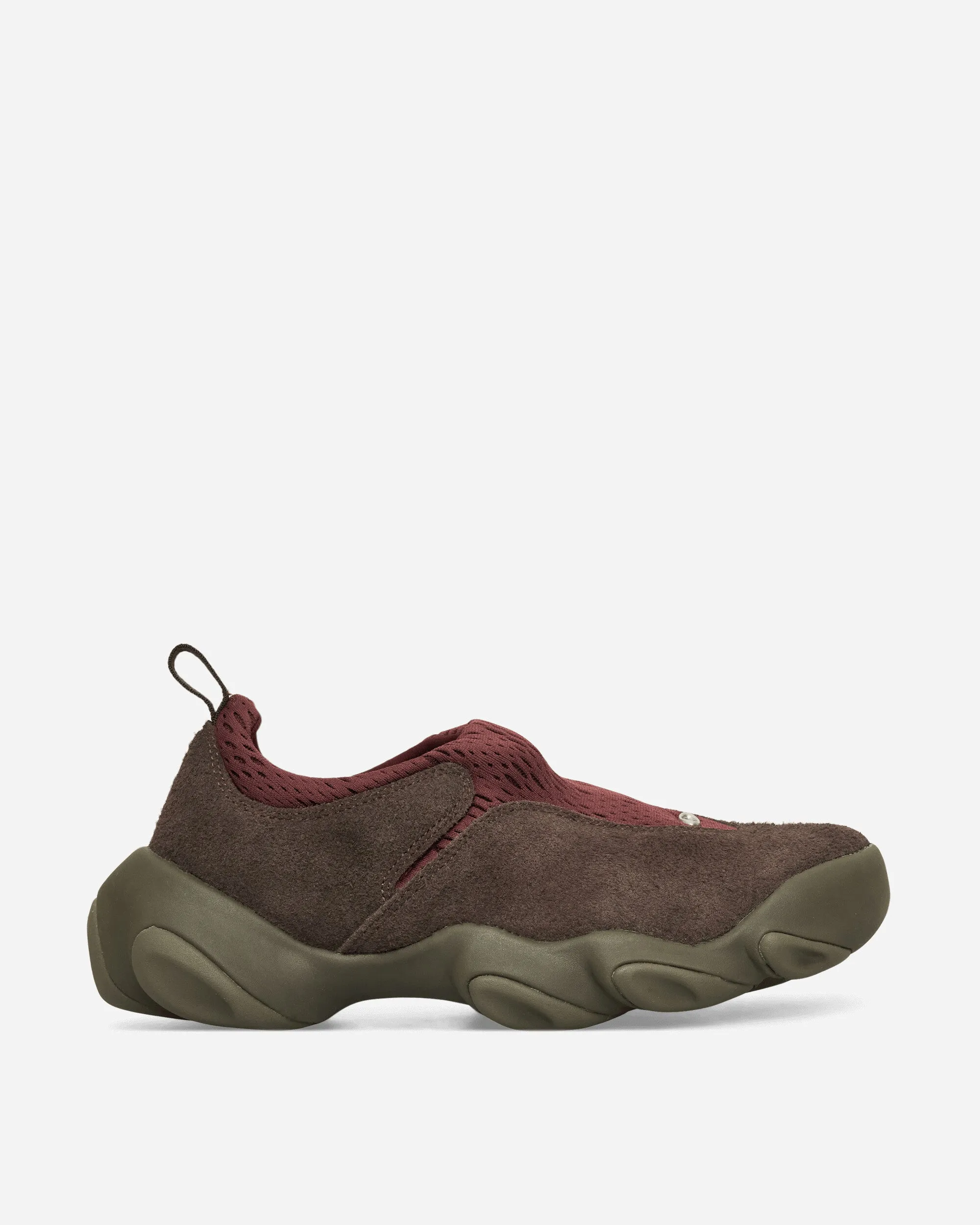 Hairy Suede Flesh Sneakers Ganache / Burgundy Anti Bacterial