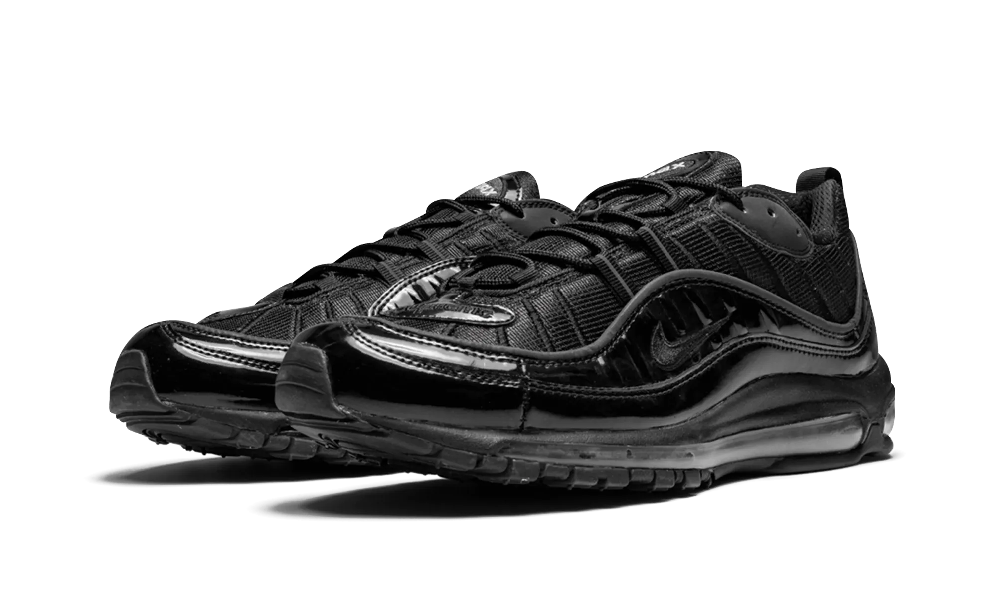 custom - fit Air Max 98 "Supreme - Black"