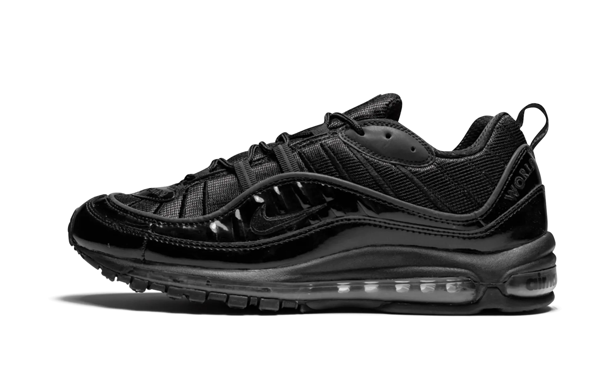 impact - reduction Air Max 98 "Supreme - Black"