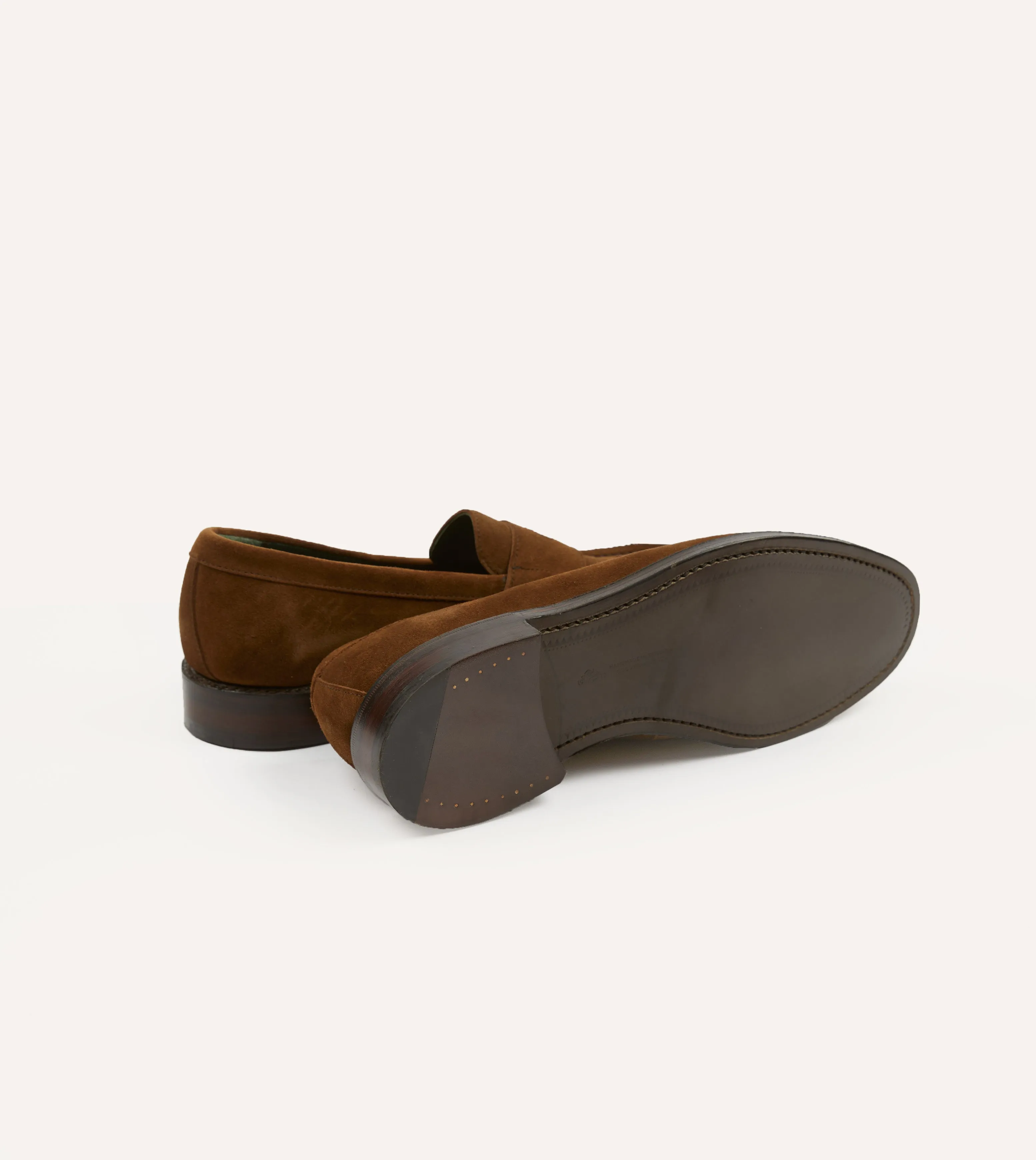 Cross Floor Snuff Suede Charles Goodyear Welted Penny Loafer