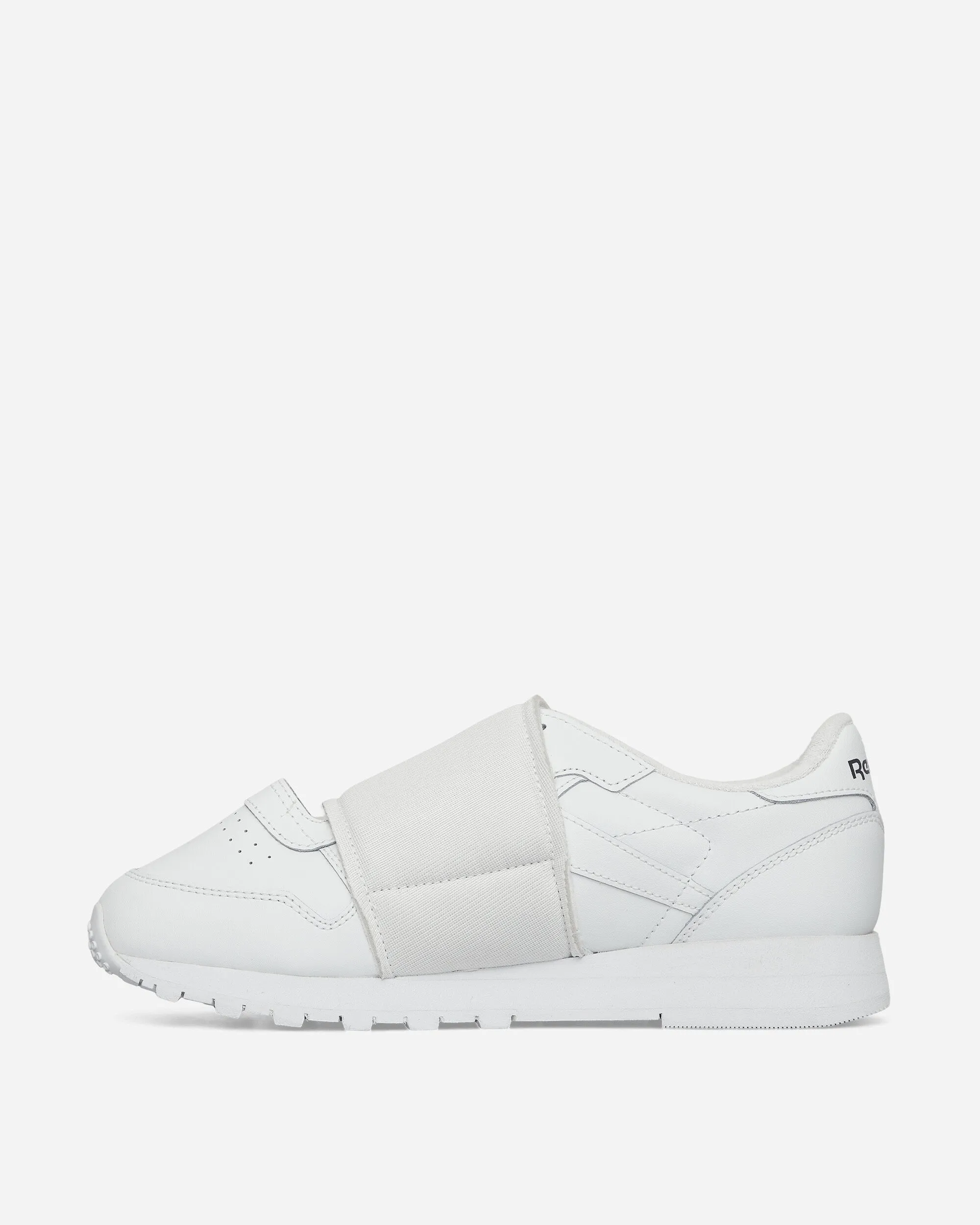 Hed Mayner Classic Leather Sneakers White Light   Reflective
