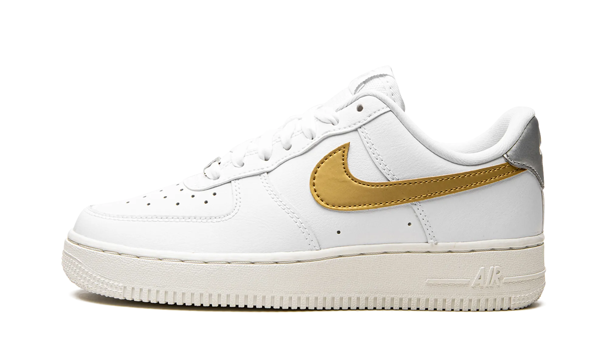 Gym Commute AIR FORCE 1 MNS WMNS "White / Gold / Silver"