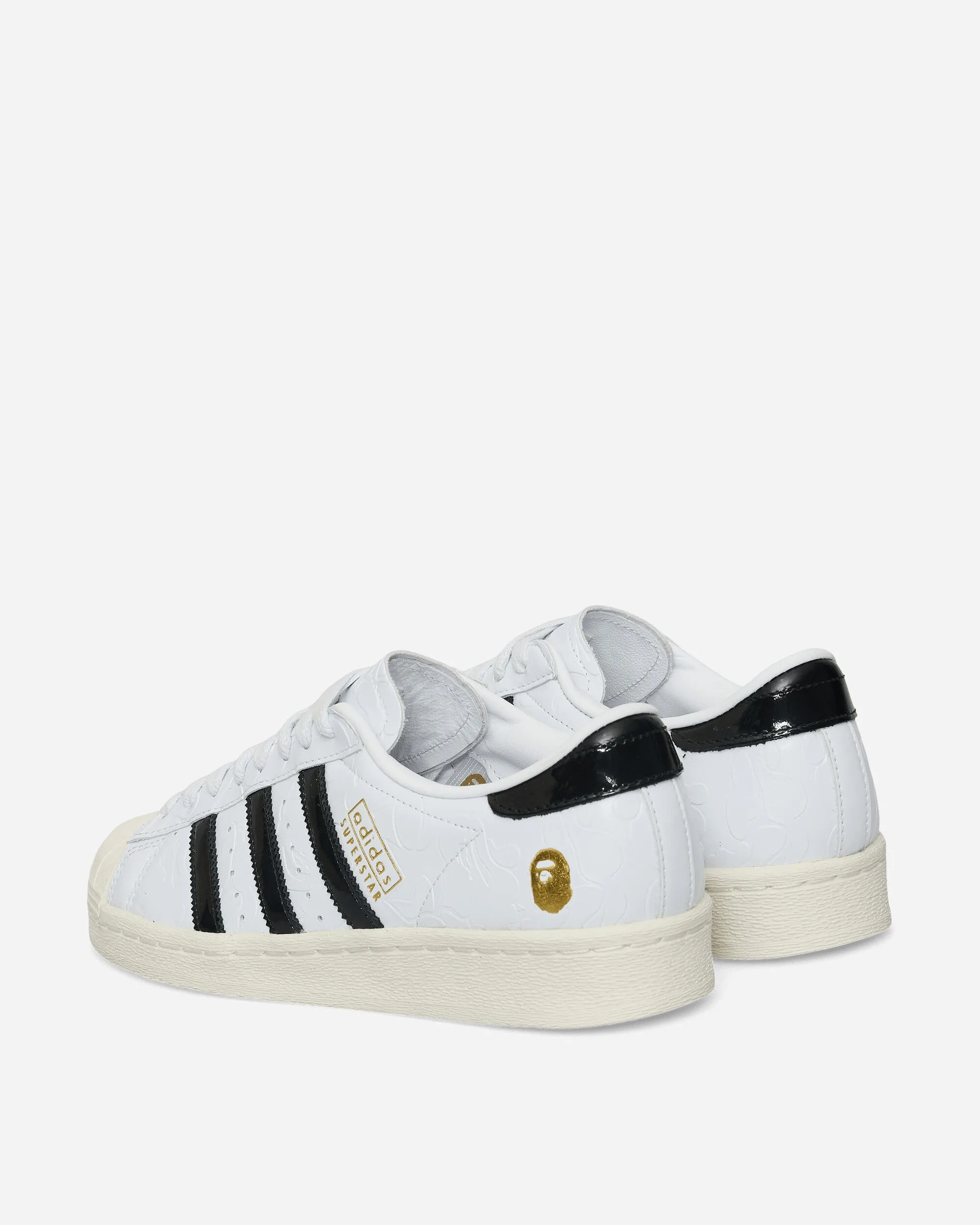 HeelCushion Double Stitched Seams BAPE SSTR V Sneakers Cloud White / Core Black