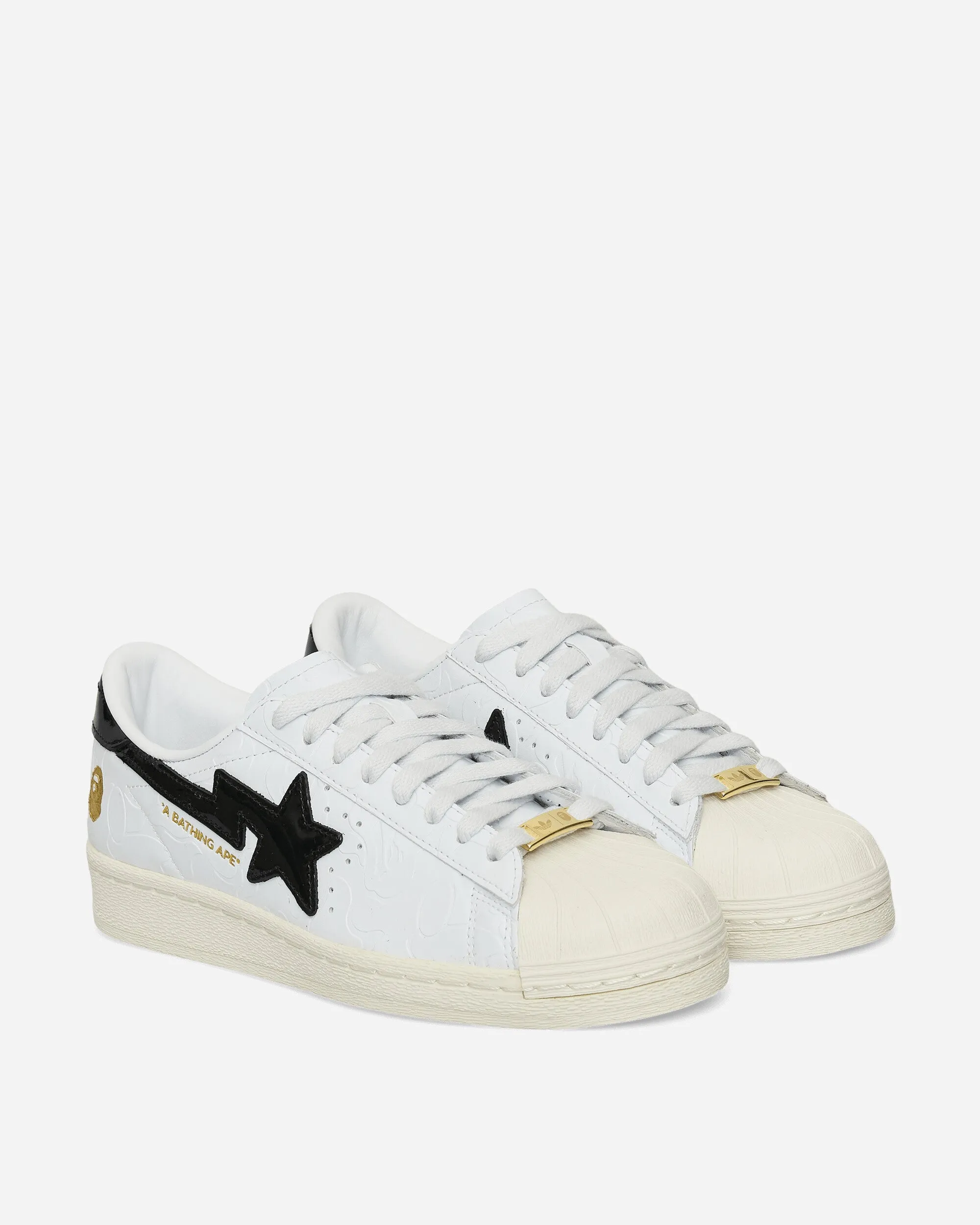 Stretch Knit Upper BAPE SSTR V Sneakers Cloud White / Core Black