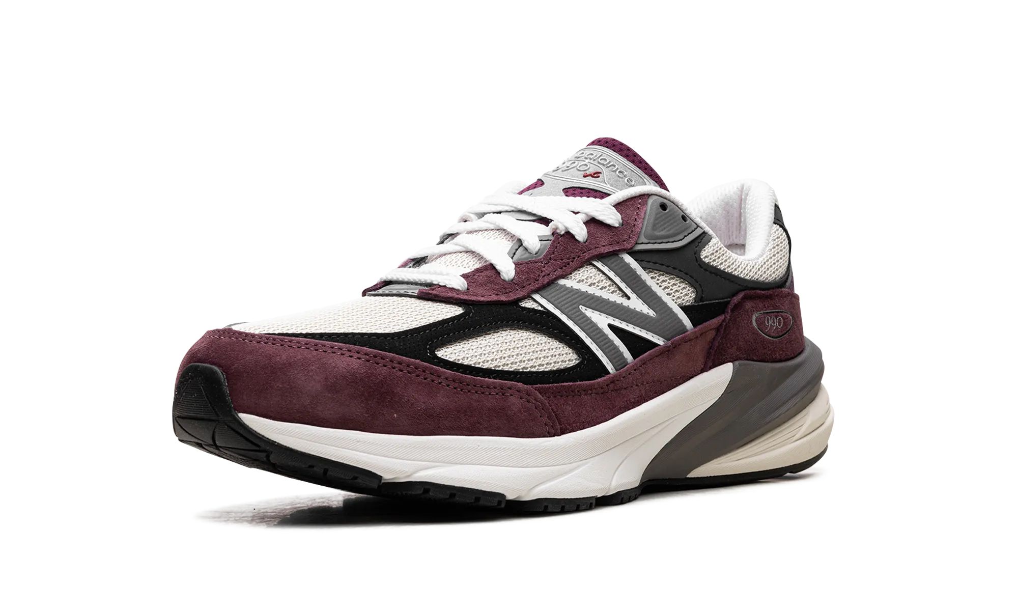 990v6 "Made in USA - Dark Ember / Afterglow" lateral - support shoes Canvas Upper