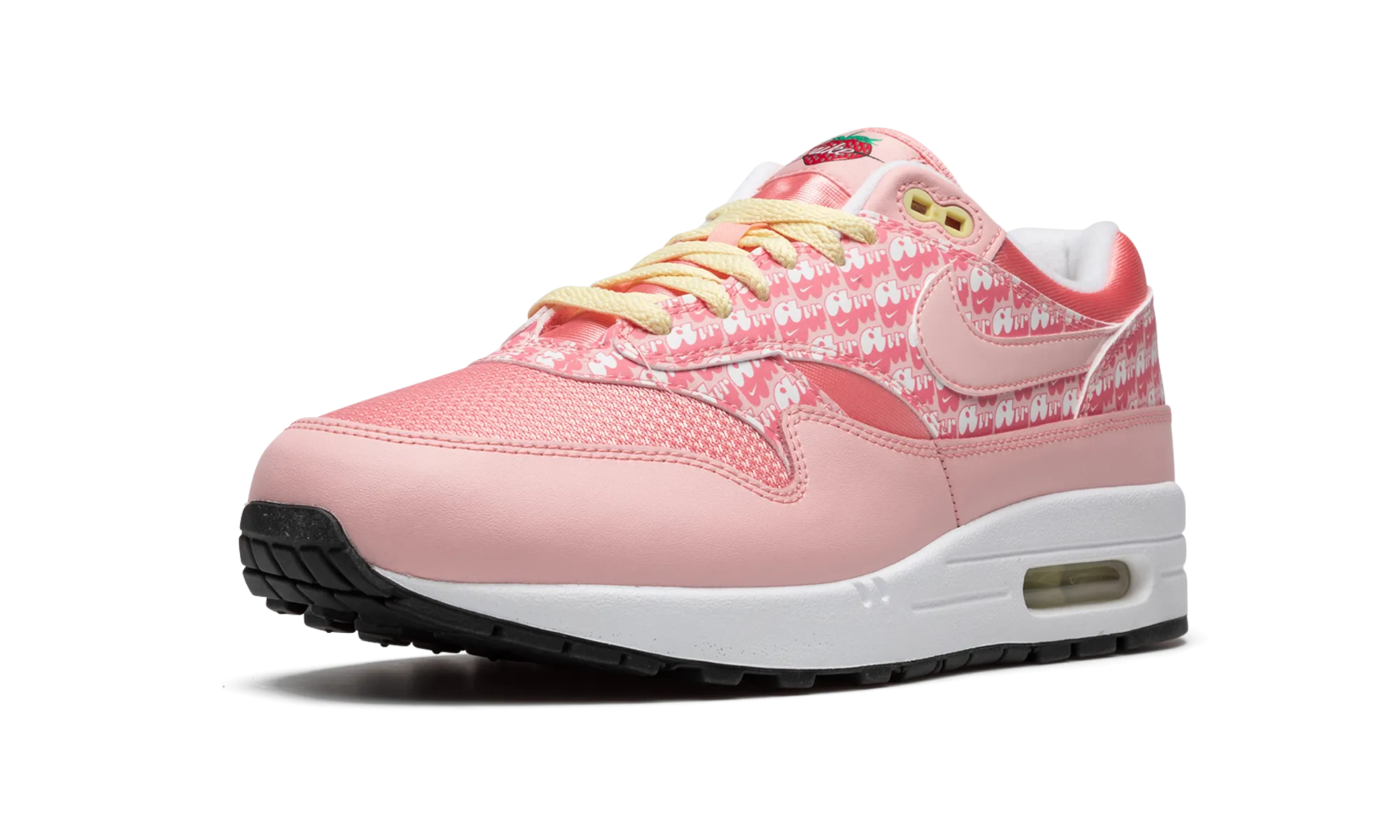 minimalist shoes mid - foot - strike shoes Air Max 1 PRM "Strawberry Lemonade"