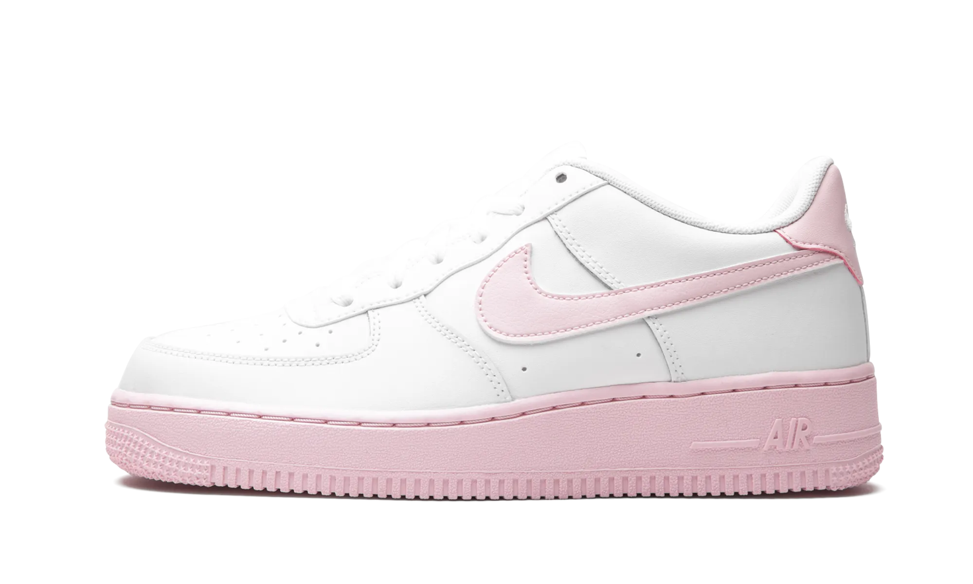 Air Force 1 low GS "Pink Foam" Seamless Toe Box