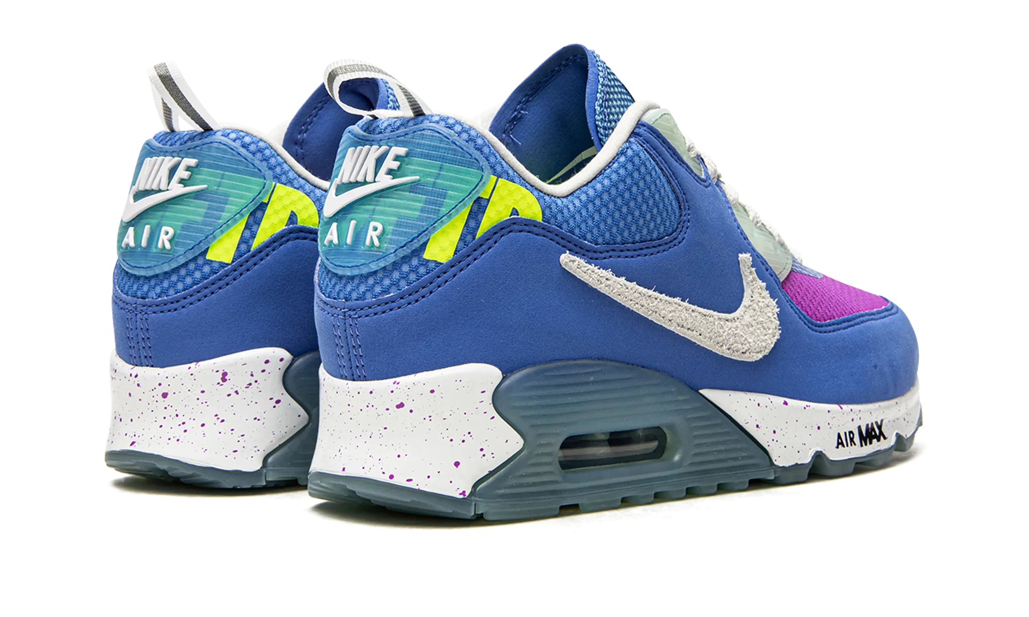 female athlete shoes gradient - design shoes Air Max 90 "Undefeated - Pacific Blue"