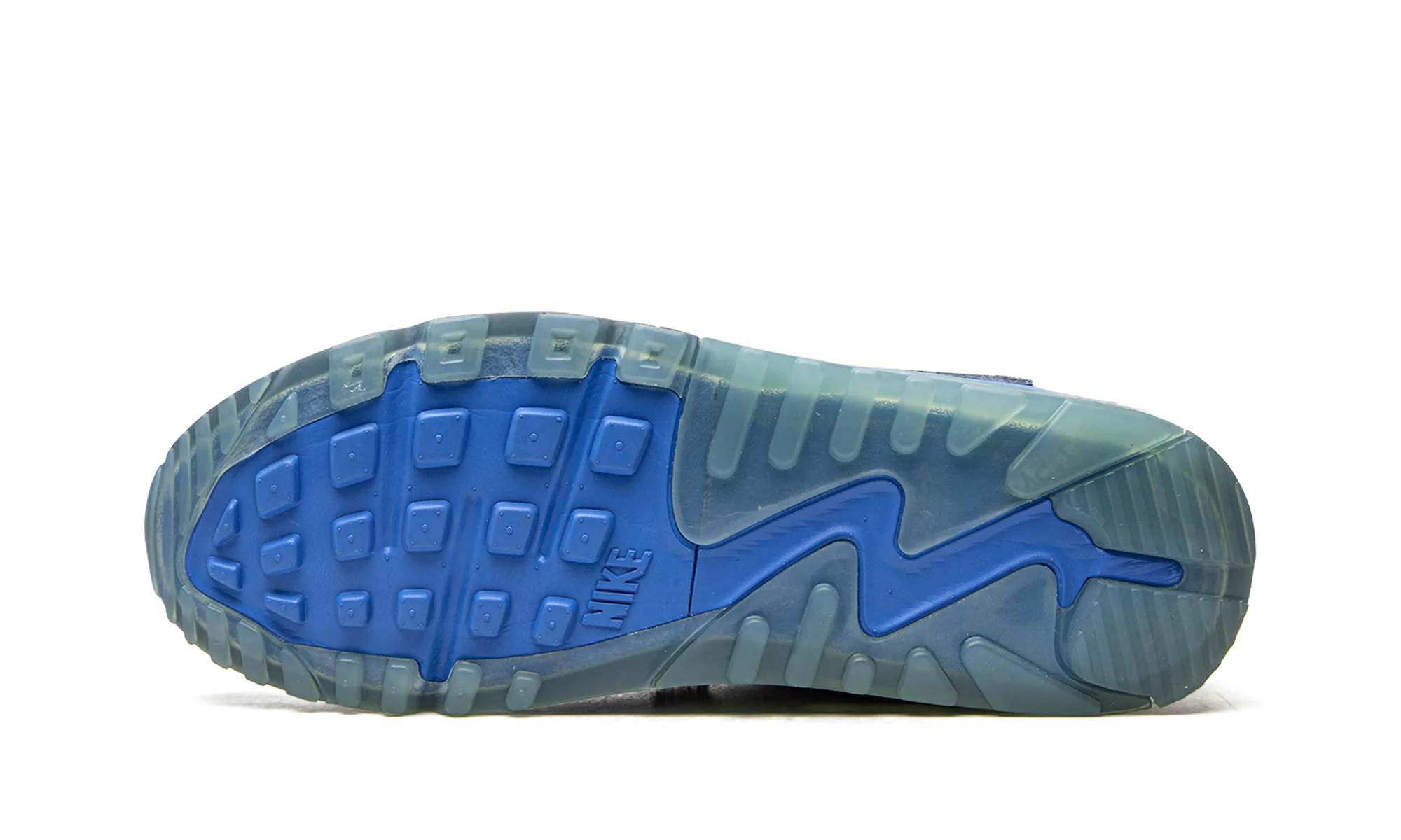 Slip   On cushioning - feature shoes Air Max 90 "Undefeated - Pacific Blue"