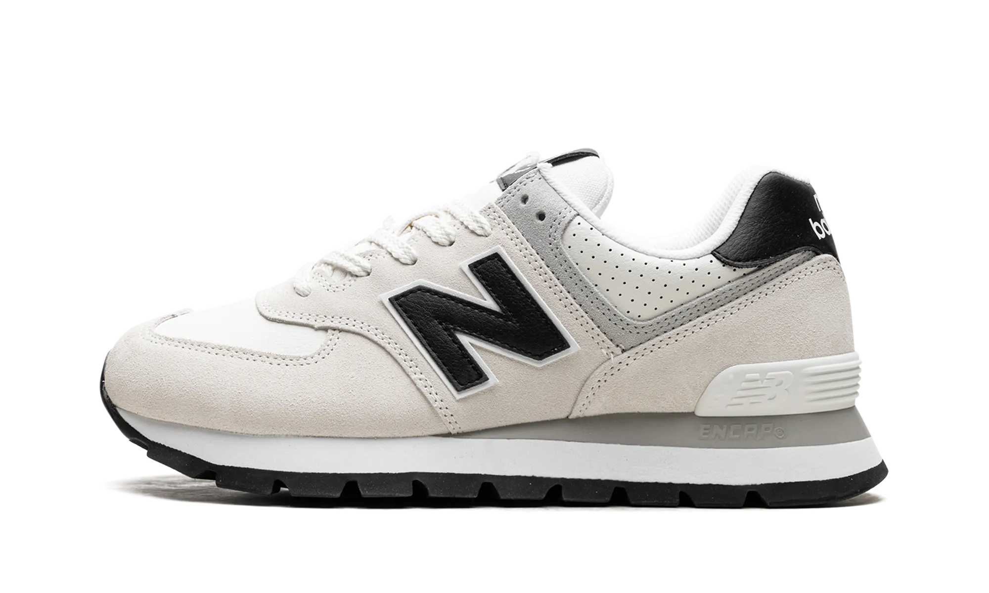 casual runners 574 Rugged "White Black"