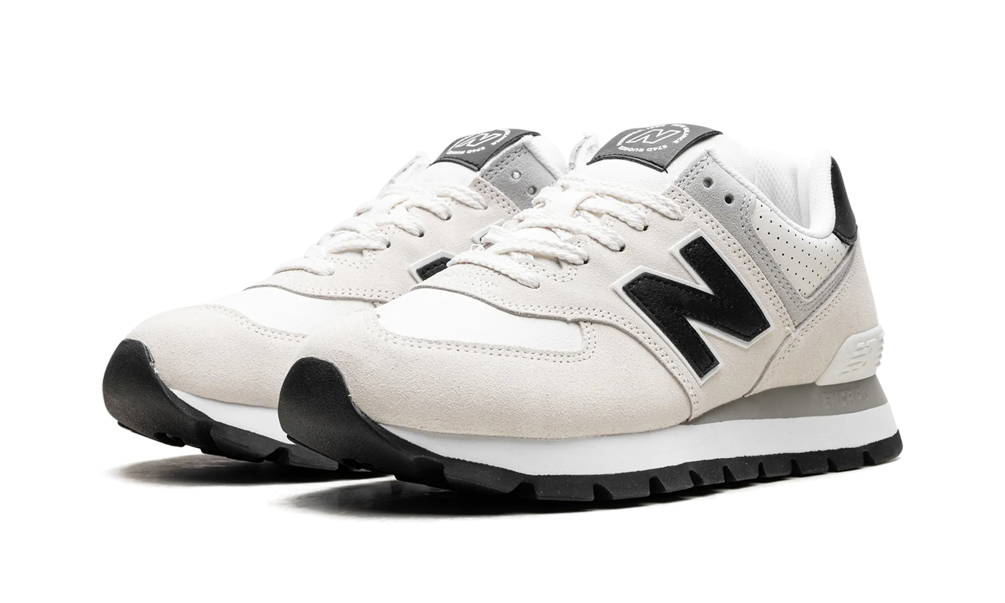 574 Rugged "White Black" adventure - shoes spandex - upper shoes