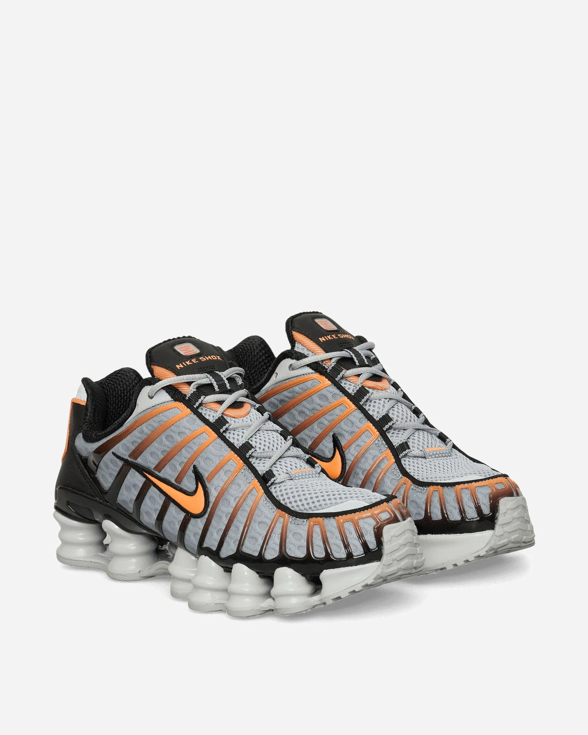 Comfort Slip Shox TL Sneakers Smoke Grey / Bright Mandarin