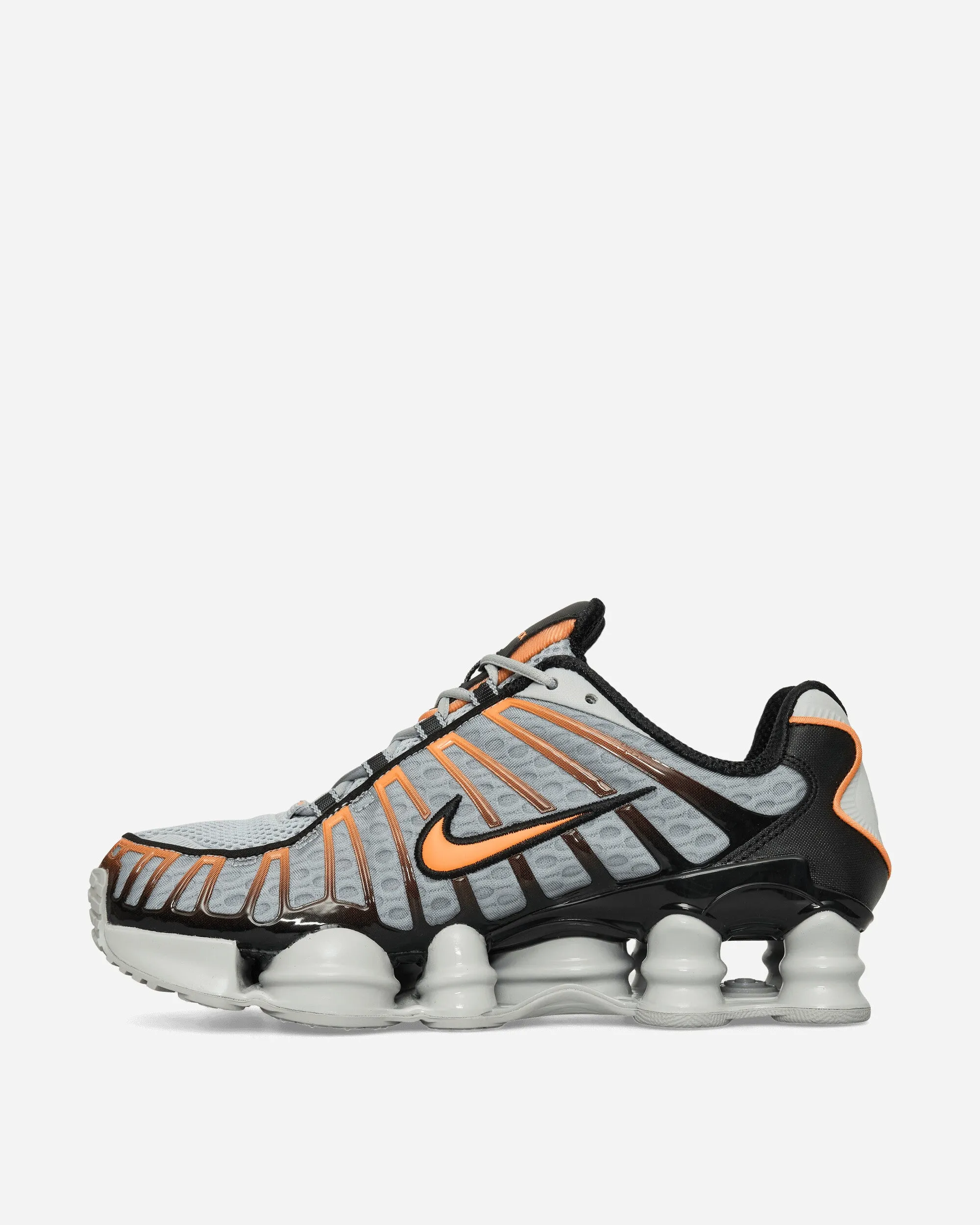 ZipUpClosure Shox TL Sneakers Smoke Grey / Bright Mandarin