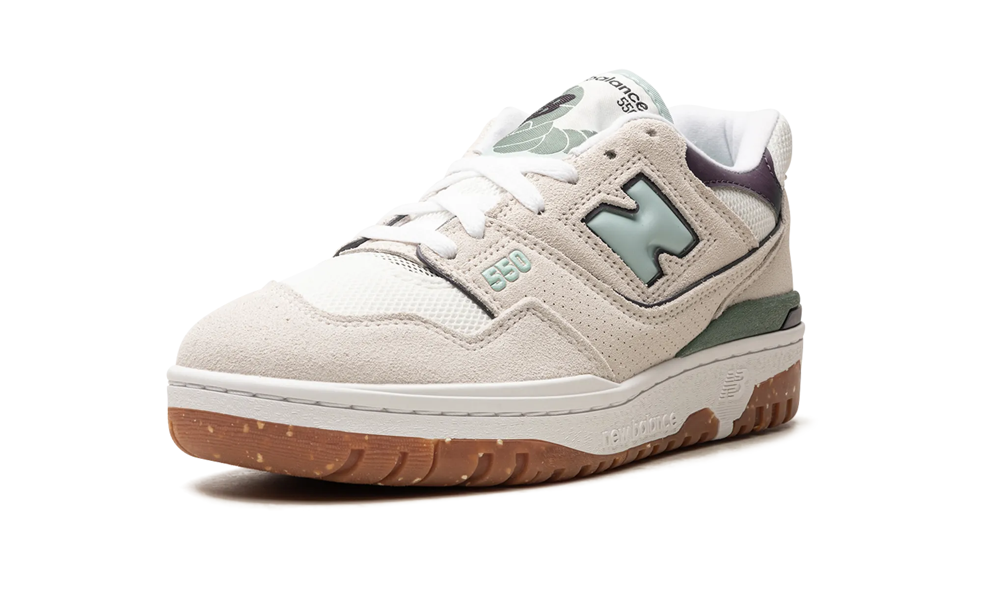 550 WMNS "Sea Salt White Fog" coronation - themed running shoes