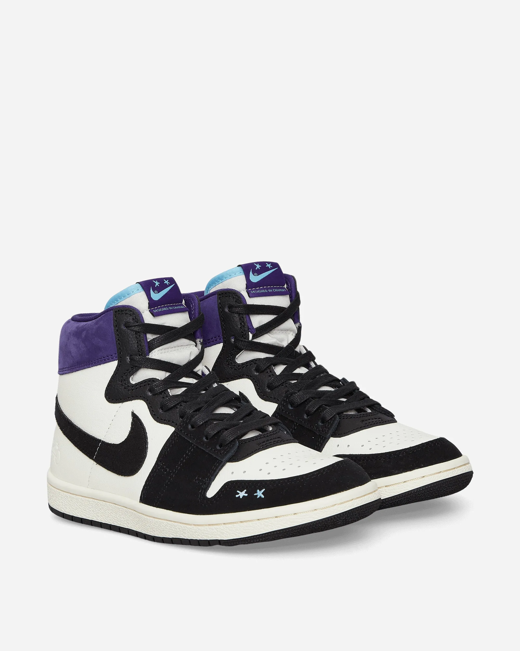 Neutral design Good Support Women's Opium Air Ship SP Sneakers Black / Court Purple